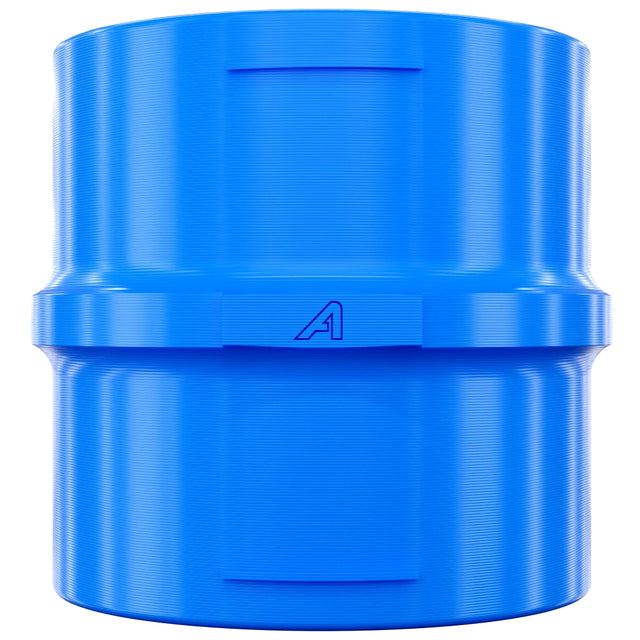 Plastic Straight Connector Blue