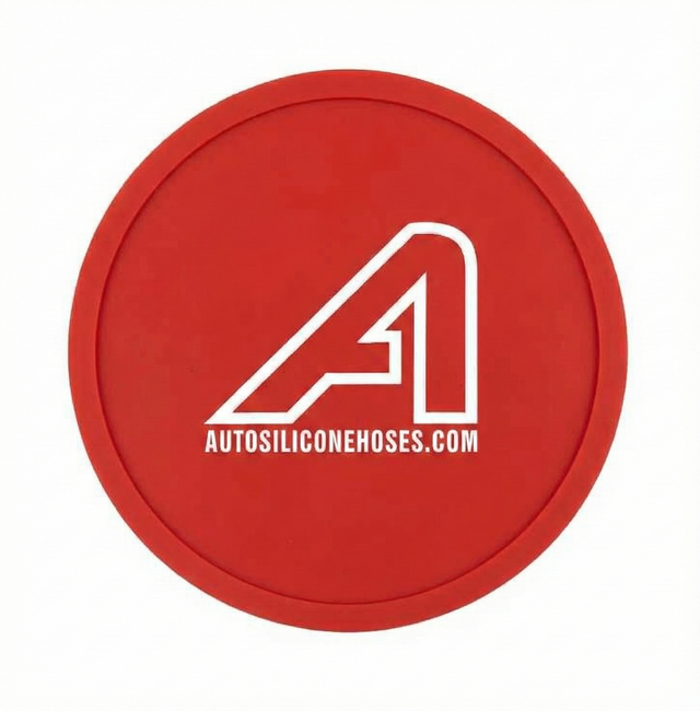 Silicone Coaster Red