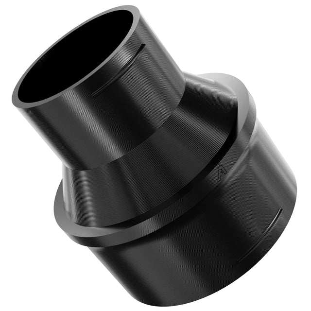 Plastic Straight Reducing Connector Black