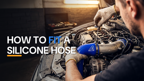 How to fit a silicone hose - fitting a branded silicone hose in an engine bay