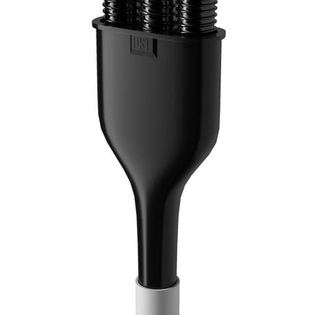 Triple Drain Hose Outlet Waste Connector Black