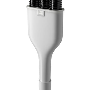 Triple Drain Hose Outlet Waste Connector White