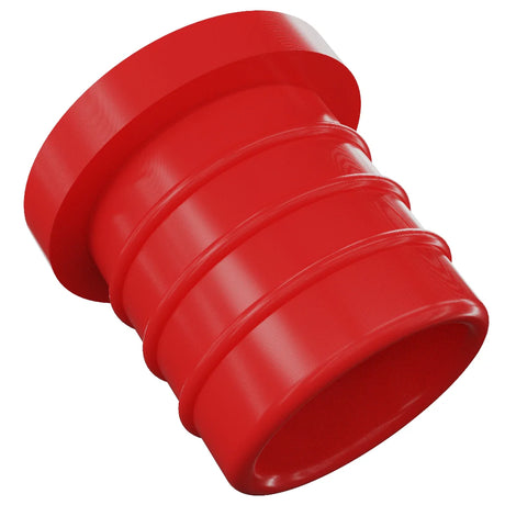 Plastic Blanking Hollow Hose Bung Red