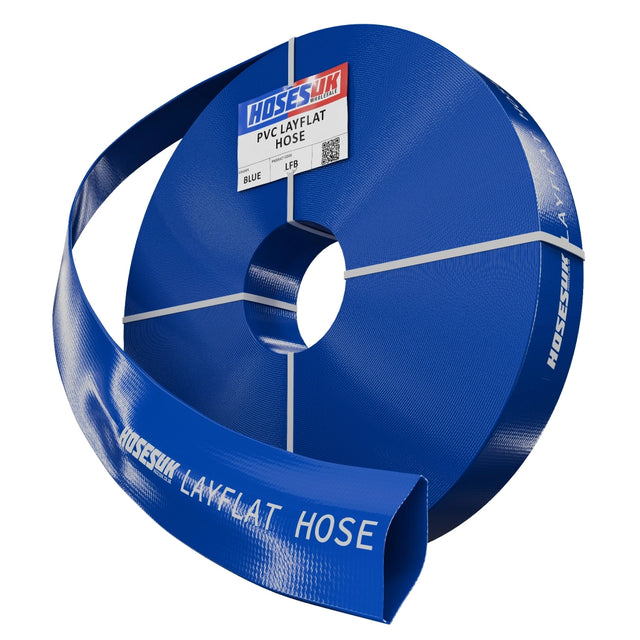 PVC Layflat Hose Blue