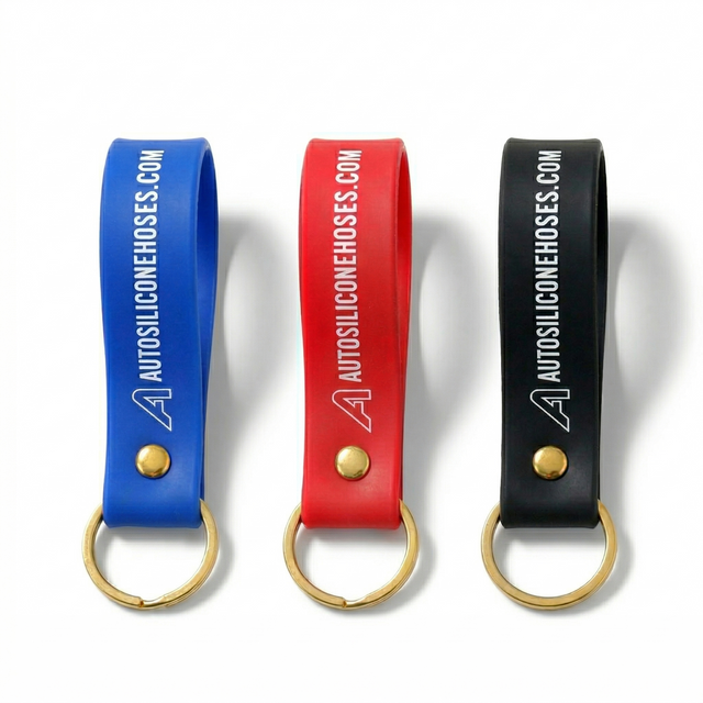 Auto Silicone Hoses Key Ring Silicone Loop