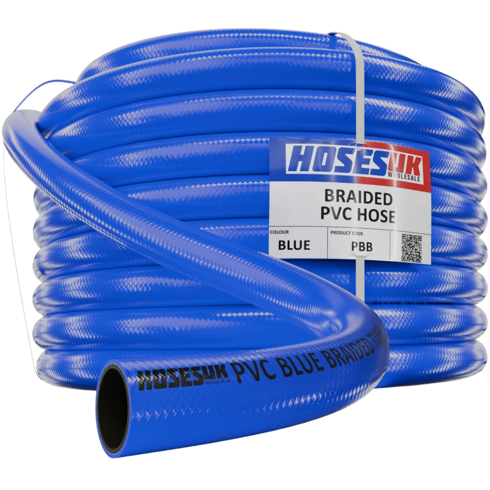 PVC Braided Hose Blue