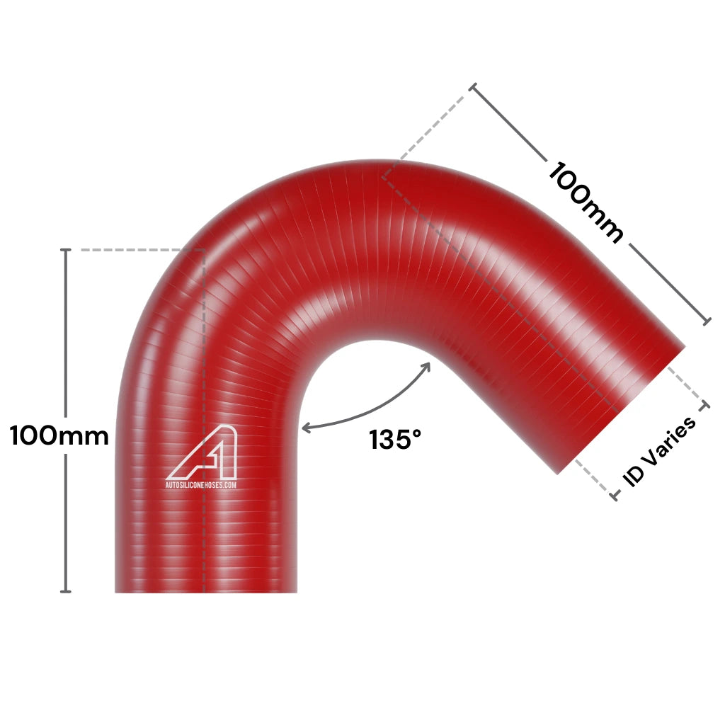 Silicone 135 Degree Hose