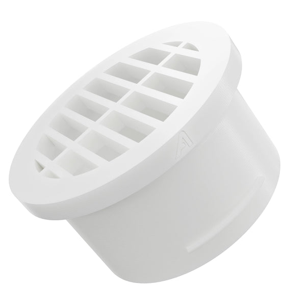 Plastic Round Ducting Vent White